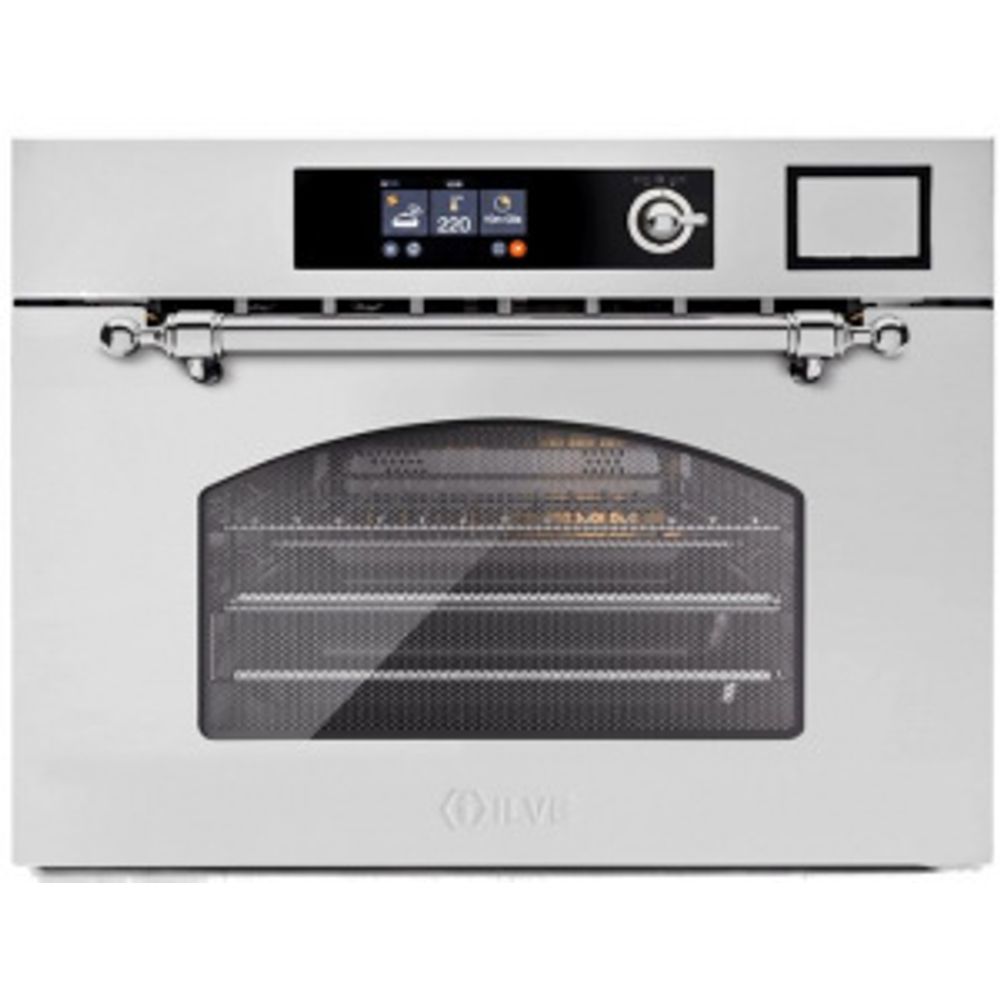 ILVE Nostalgie Ultracombi compact oven hot air, steam, microwave 645NHSW1/SSC