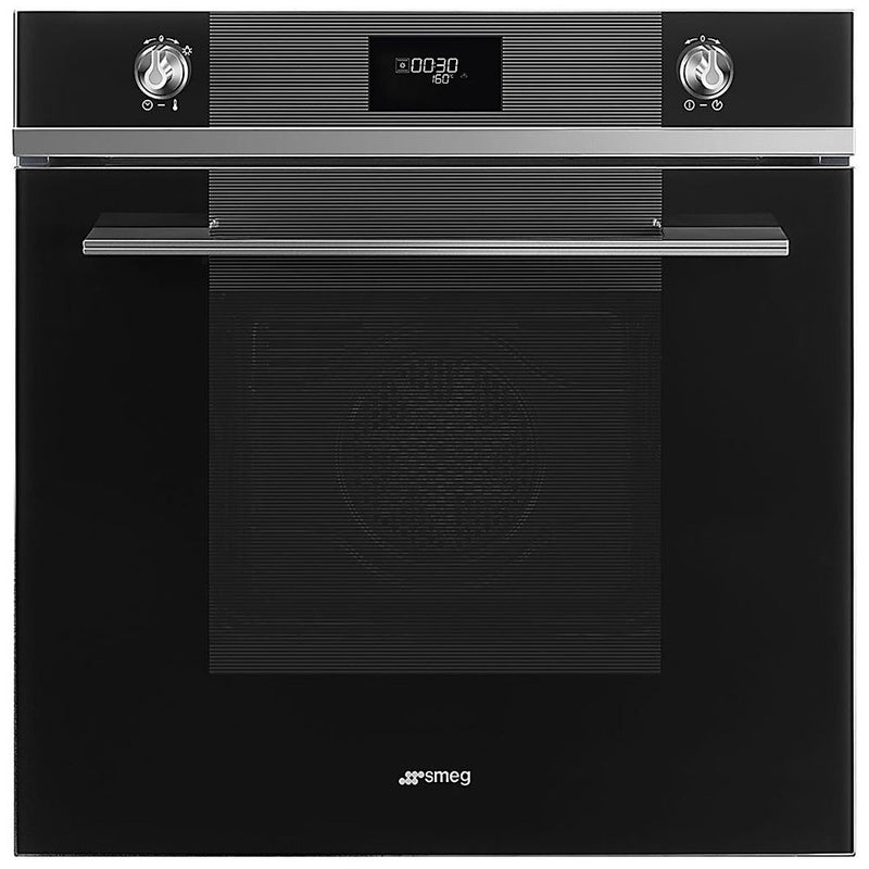 Smeg 60cm Black Linear Oven SFA6101TVN