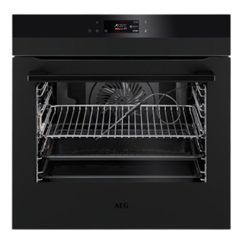 AEG, 60CM SENSECOOK PYROLUXE™ MULTIFUNCTION 17 OVEN, MATTE BLACK, BPK74238PT