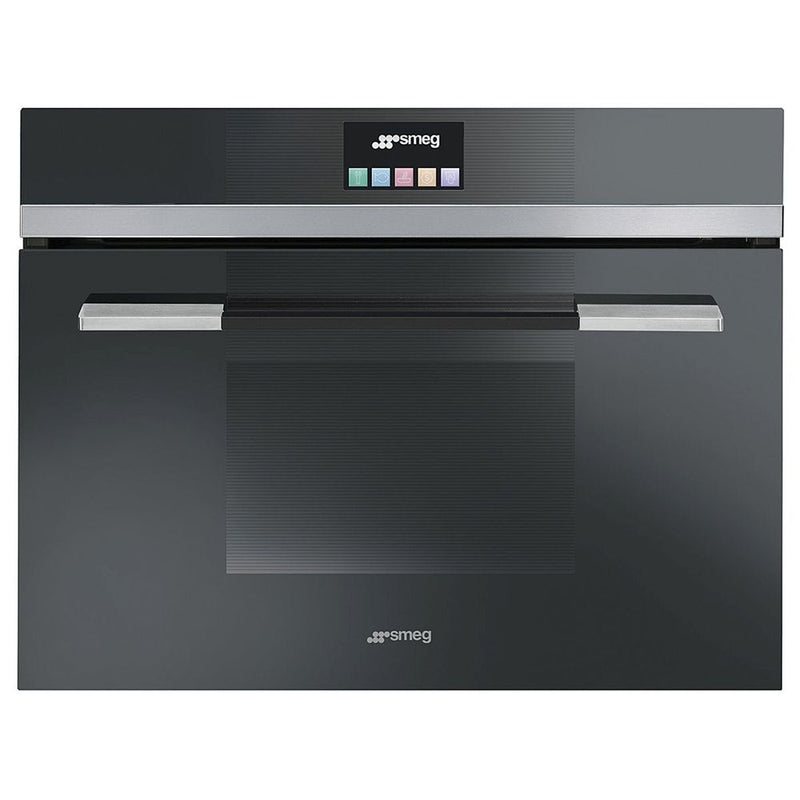 Smeg 60cm Black Linea Compact Combi-Steam Oven SFA4140VCN