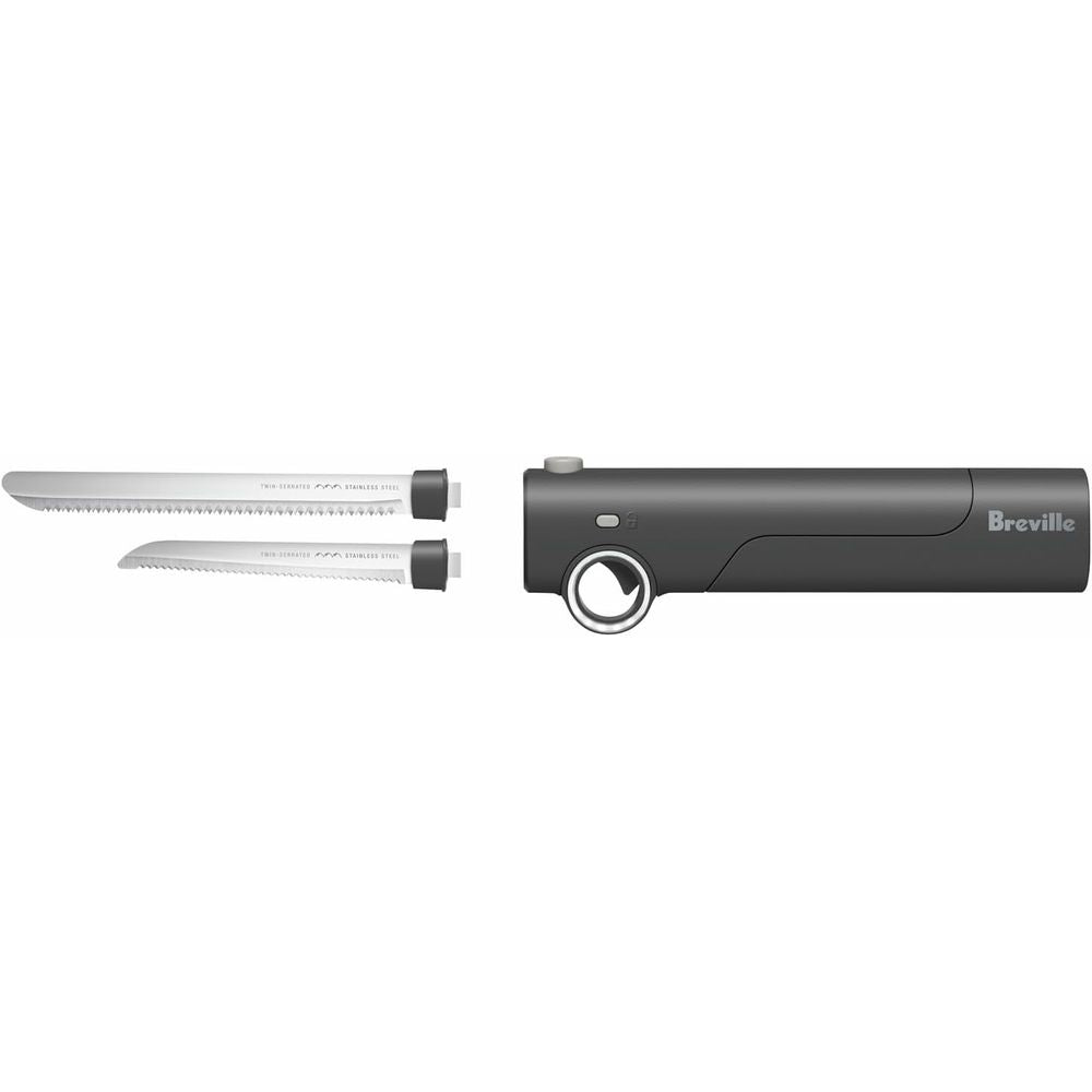 Breville the Slice n’ Carve Cordless Electric Knife – Grey LEK200GRY0ZAN1