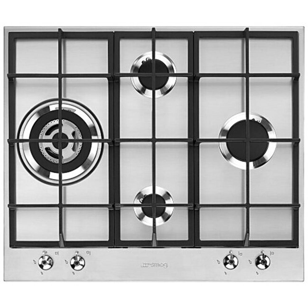 Smeg 60cm Classic Stainless Steel Gas Cooktop PX364LAU