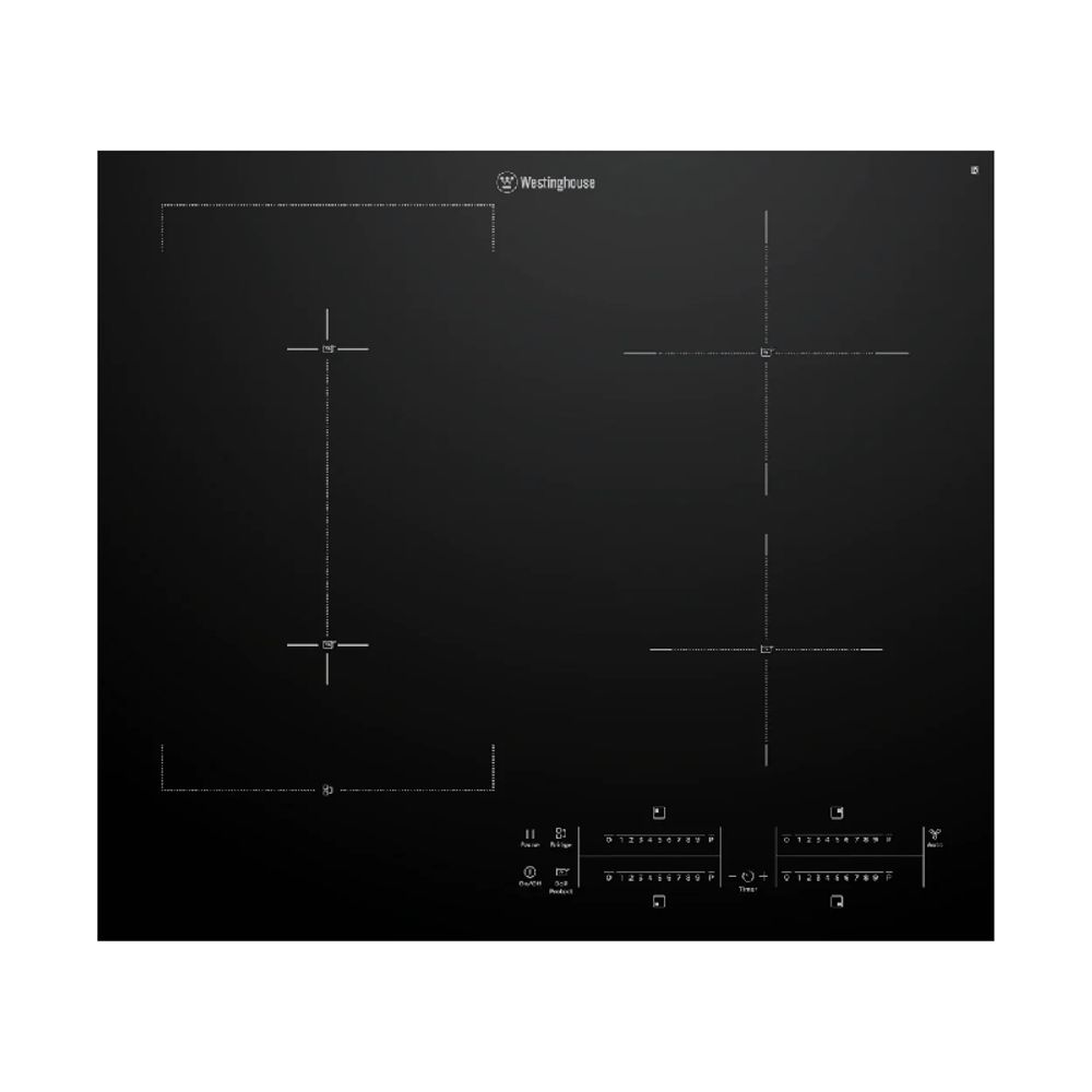 Westinghouse 60cm 4 Zone Induction Cooktop WHI645BD