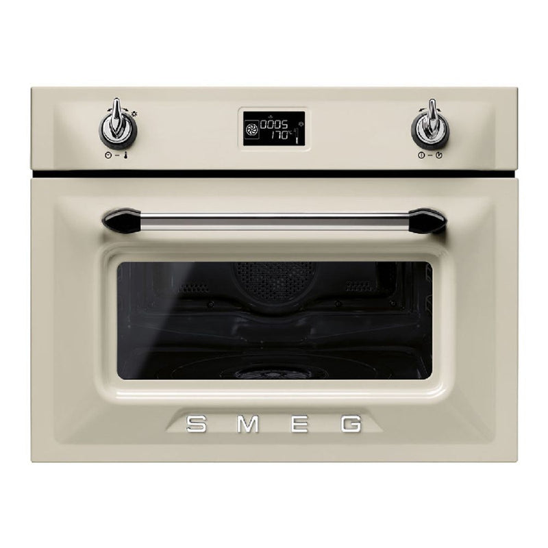 Smeg 45cm Victoria Aesthetic Compact Electric Built-In Combi-Steam Oven SFA4920VCP