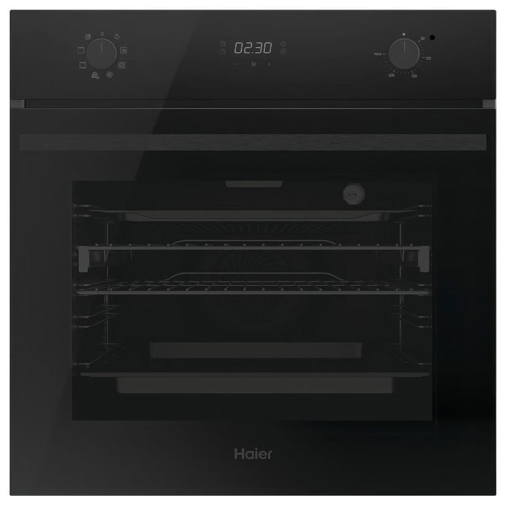 Haier 60cm 500 Series 7 Function Built-in Oven with Air Fry Black HWO60S7EB5