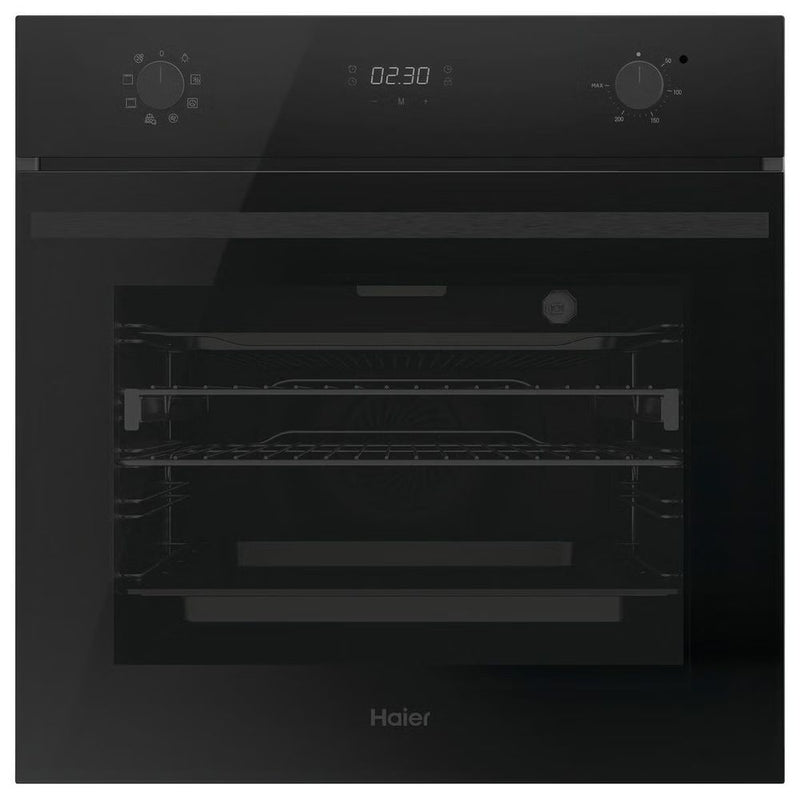 Haier 60cm 500 Series 7 Function Built-in Oven with Air Fry Black HWO60S7EB5