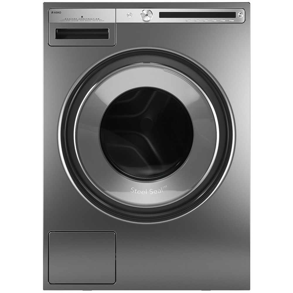 ASKO 8kg ProWash Logic Front Load Washing Machine Titanium W4086PT