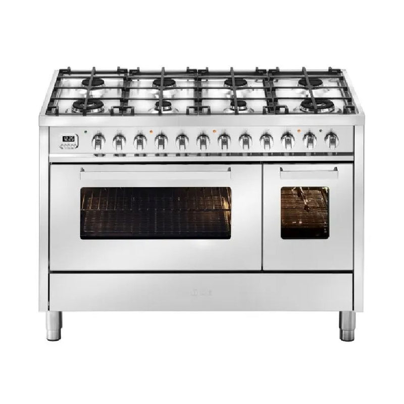 Ilve Pro Line 120cm 4 Burner Freestanding Cooker – Stainless Steel ModelL128WMP/SS