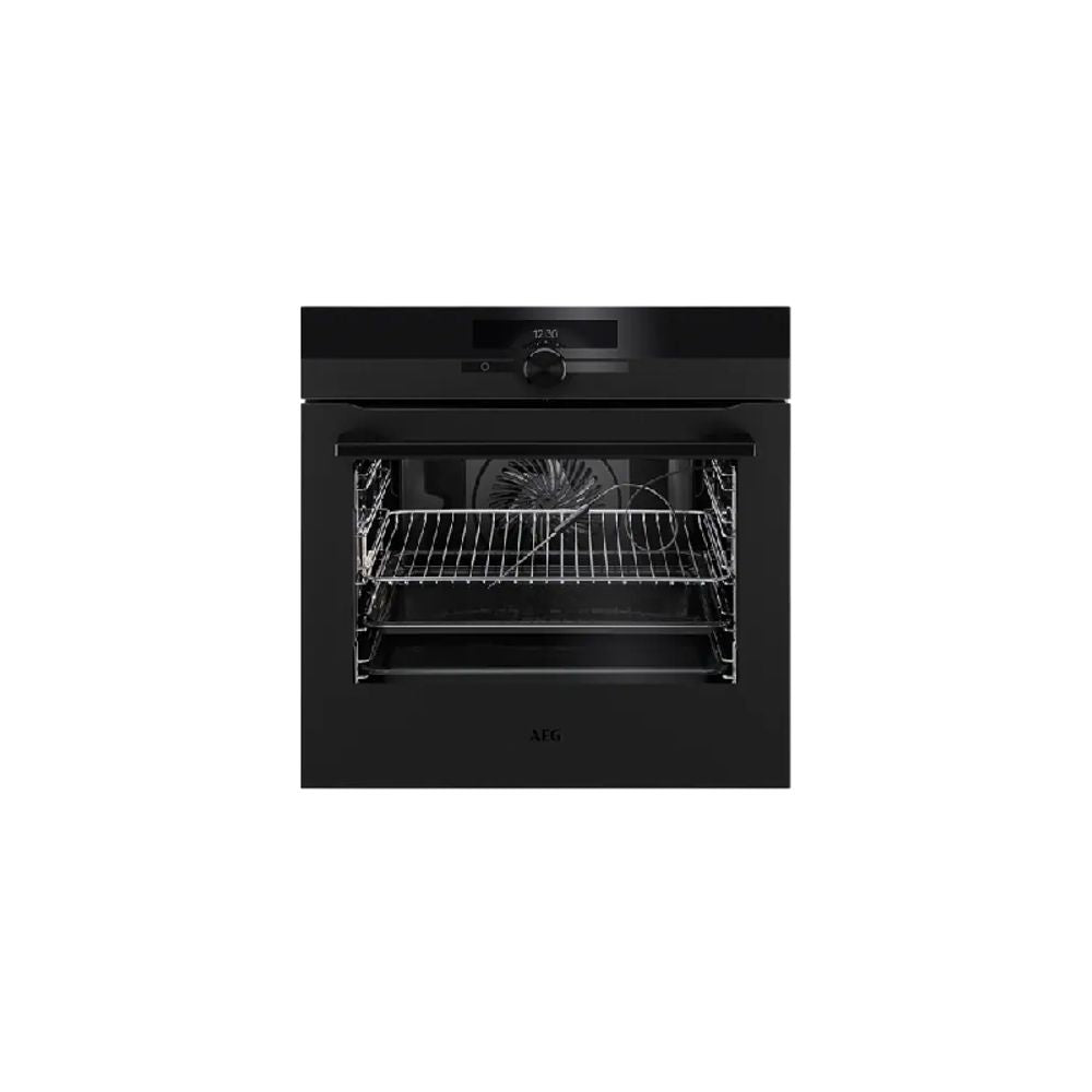 AEG 60CM SENSECOOK PYROLUXE™ MULTIFUNCTION 17 OVEN, MATTE BLACK BPK94733PT