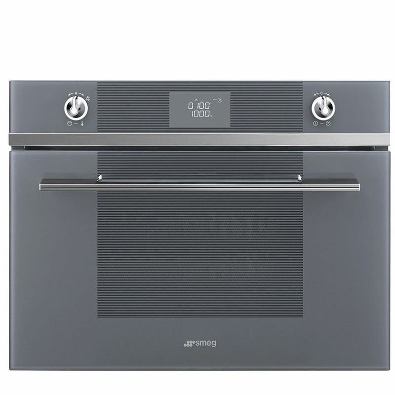 Smeg 60cm Linea Aesthetic Compact Microwave Oven with Grill SFA4102MS