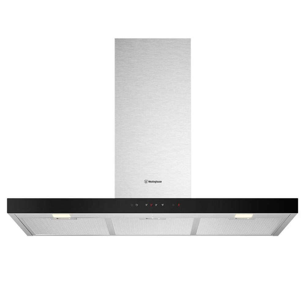 Westinghouse 90cm Canopy Rangehood with Hob2Hood Mark Resistant Stainless Steel WRC924SD