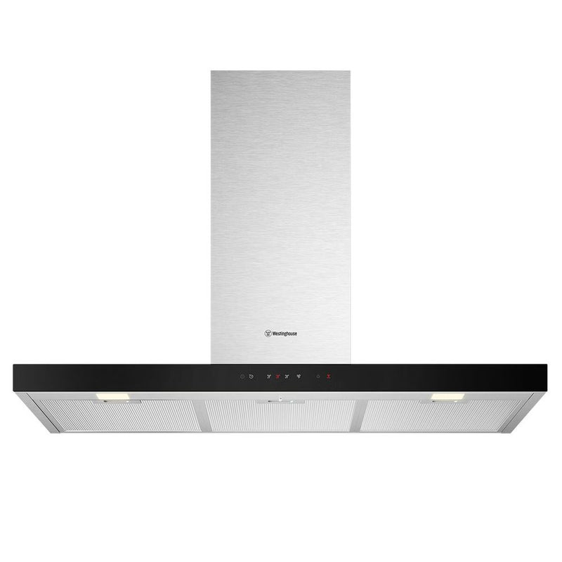 Westinghouse 90cm Canopy Rangehood with Hob2Hood Mark Resistant Stainless Steel WRC924SD