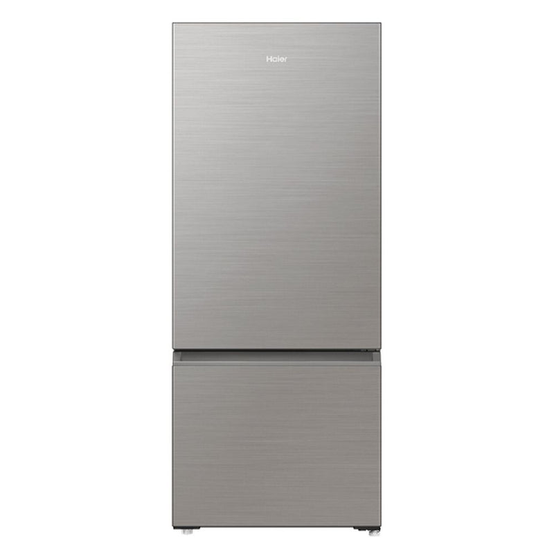 Haier 433L Bottom Mount Refrigerator Satina Silver HRF420BS
