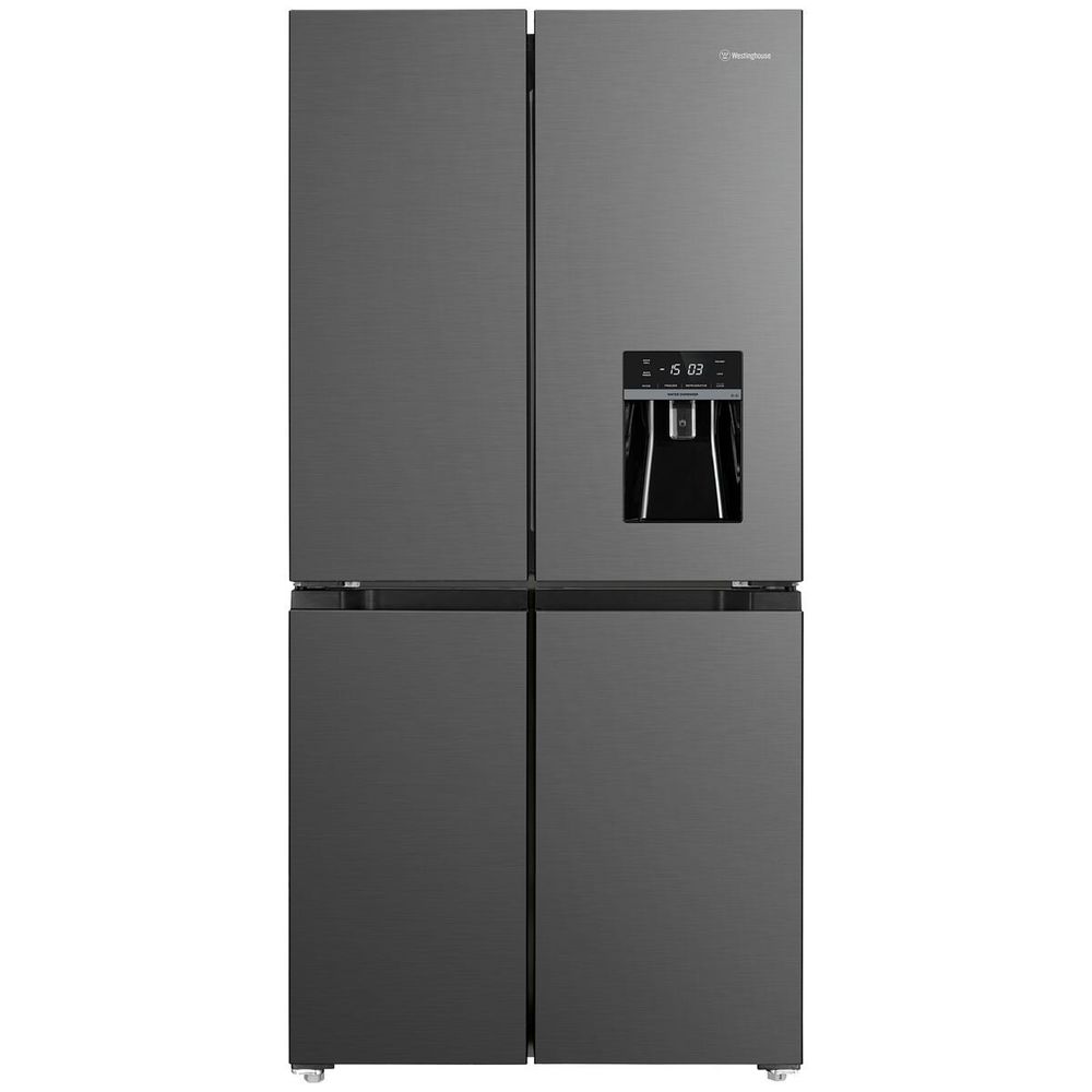 Westinghouse 492L French Door Fridge with Water Dispenser Charcoal Matte Black WQE4960BA