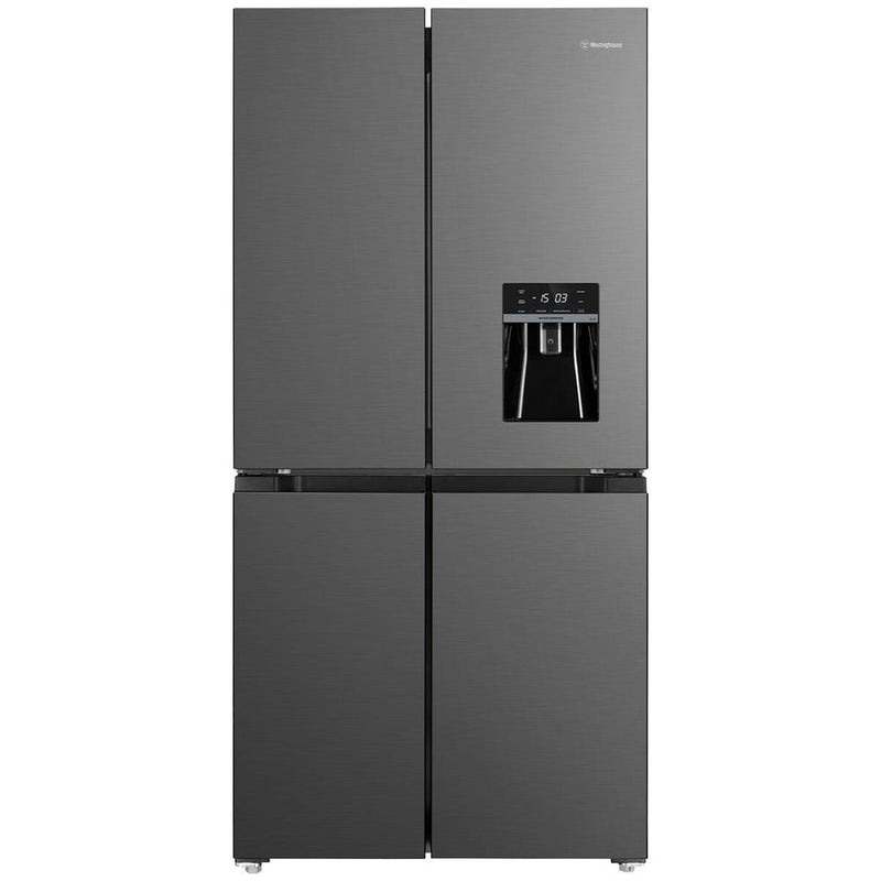 Westinghouse 492L French Door Fridge with Water Dispenser Charcoal Matte Black WQE4960BA