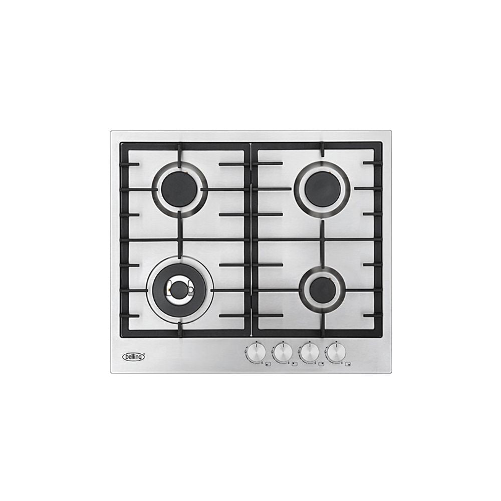 Belling 60cm Gas Cooktop, Stainless Steel BDC604S