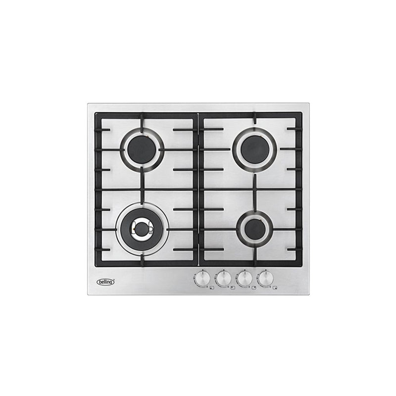 Belling 60cm Gas Cooktop, Stainless Steel BDC604S