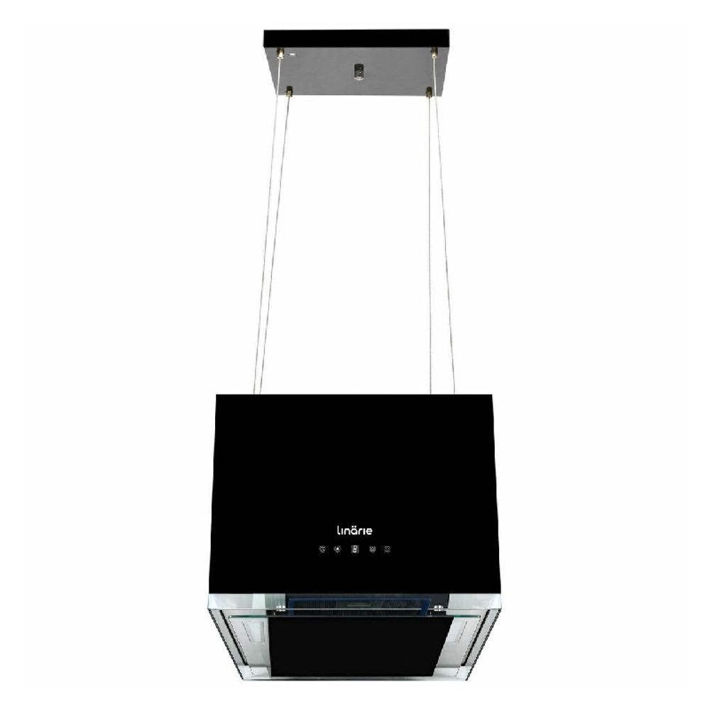 Linärie 50cm Island Rangehood Black RAHID50BG