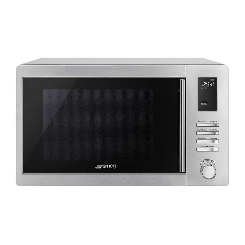 Smeg 34L 1000W Microwave Oven with Grill SA34MX