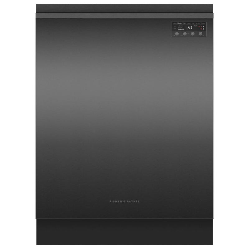 Fisher & Paykel 60cm Built Under Black Stainless Steel Sanitise Series 7 Dishwasher DW60UN4B2