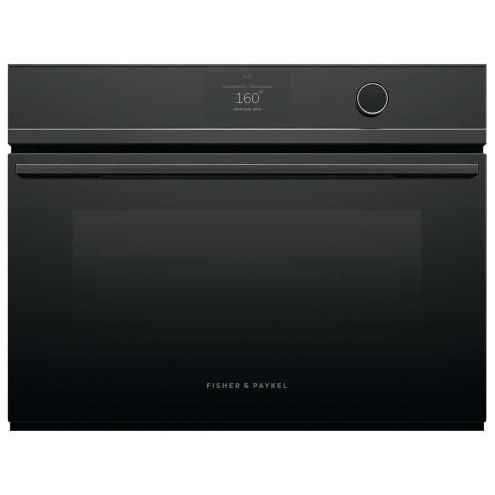 Fisher & Paykel 60cm Combination Microwave Oven Black Glass OM60NDTDB1