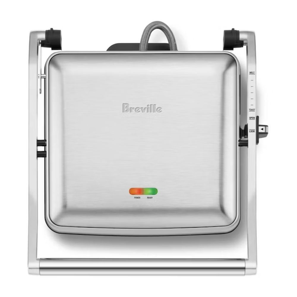 Breville the Toast & Melt 4 Slice Sandwich Press – Brushed Stainless Steel LSG545BSS2IAN1