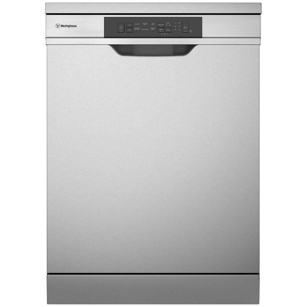 Westinghouse 60cm Freestanding Sensor Wash Dishwasher Stainless Steel WSF6604XB