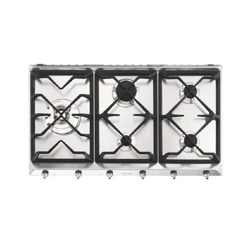 Smeg 89cm 5 Burner Gas Cooktop CIR597X5