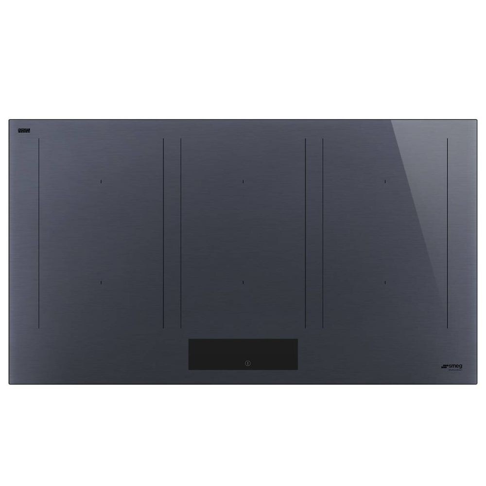 Smeg Linea 90cm Multizone Induction Cooktop with AutoVent 2.0 Neptune Grey SIM1964DG
