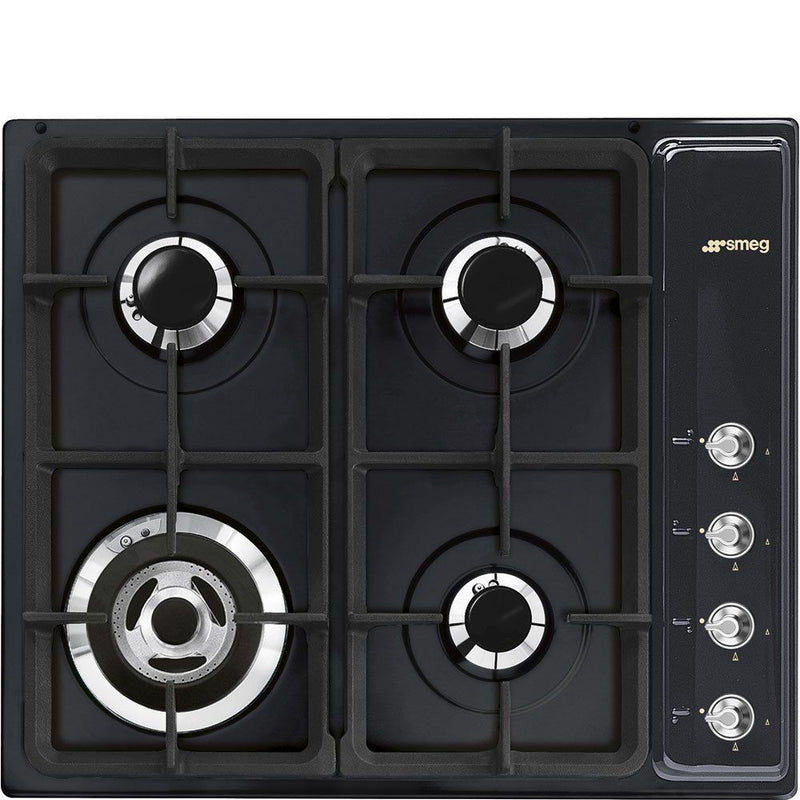 Smeg Gas Hob 60 cm Linea Aesthetic CIR66NES3