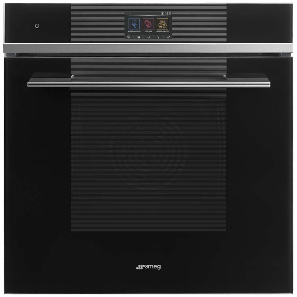 Smeg 60cm Linea Pyro Steam Oven – Black SOPA6104S2PN