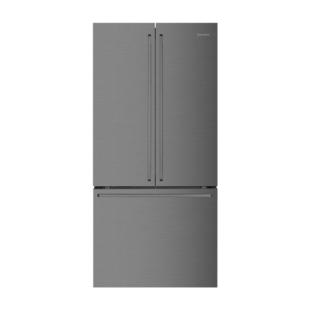 Westinghouse 524L French door fridge, dark stainless steel WHE5204BC