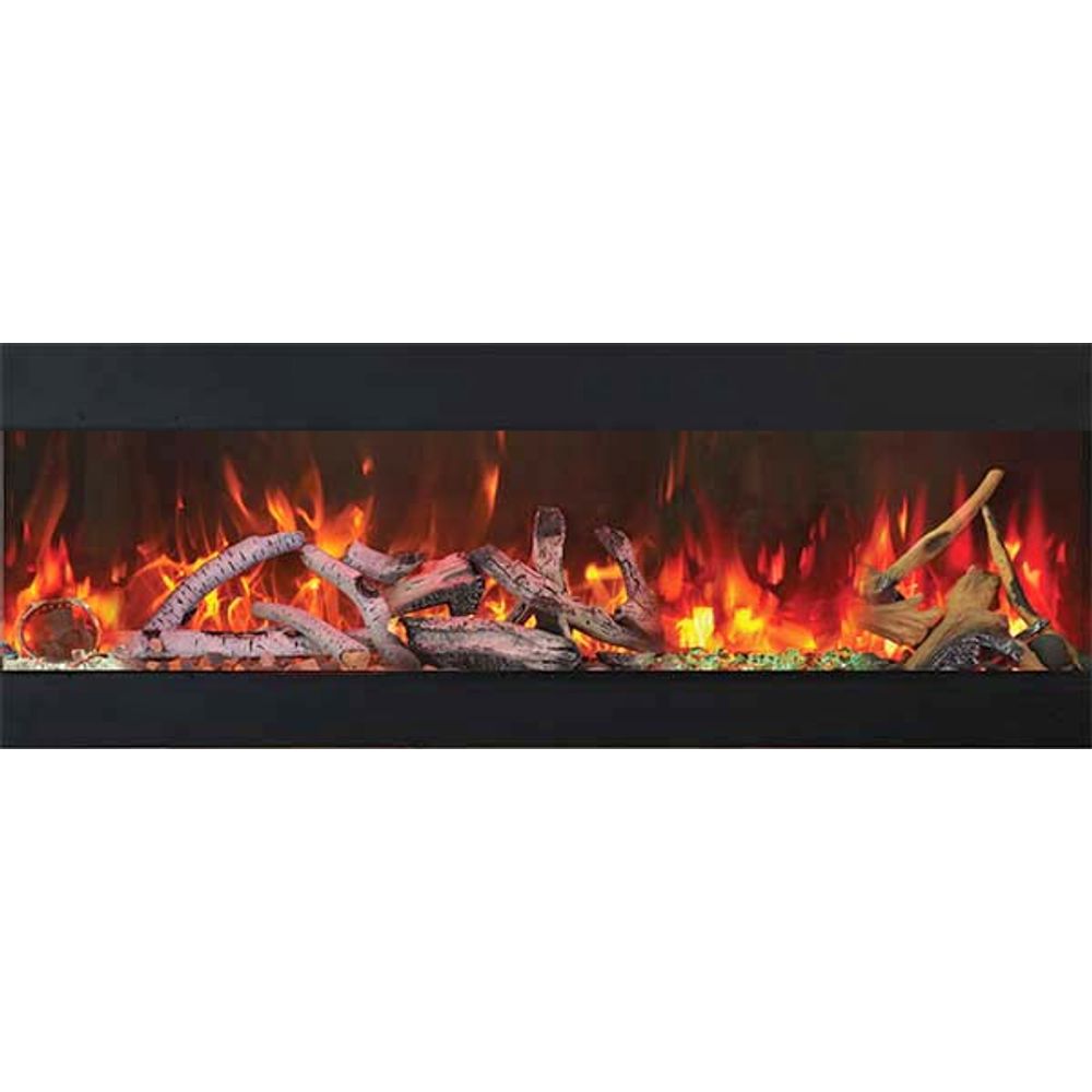 Amanti Linear Electric Fireplace WM-FM-60-7023-BG