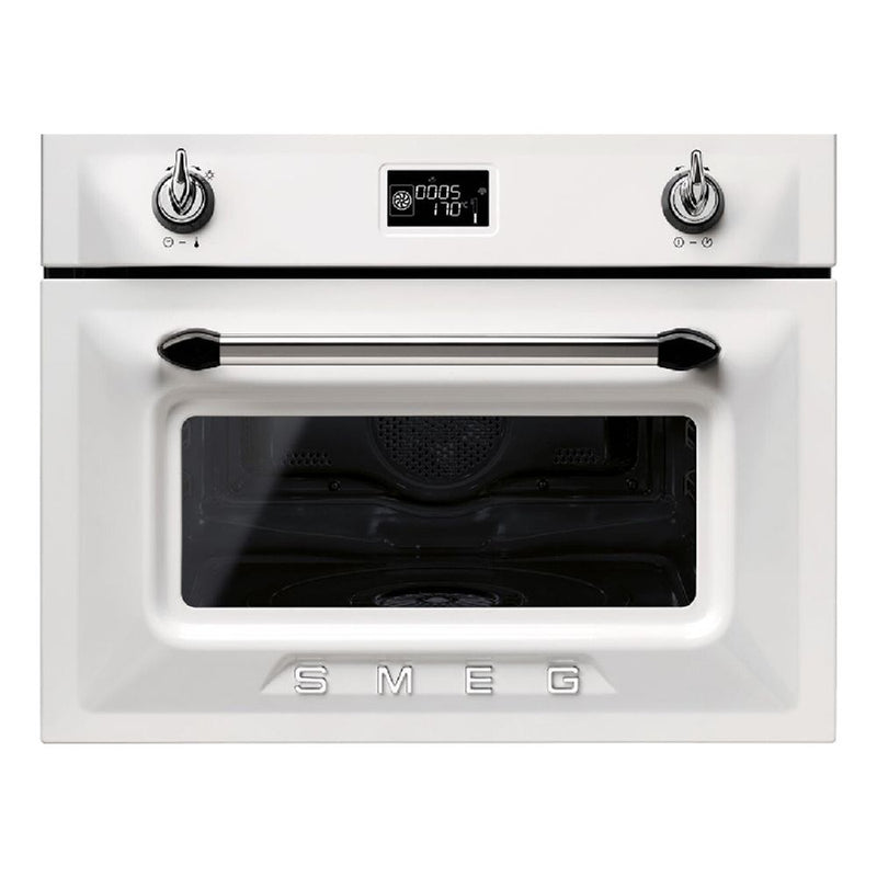 Smeg 45cm Victoria Aesthetic Compact Combi-Steam Oven SFA4920VCB