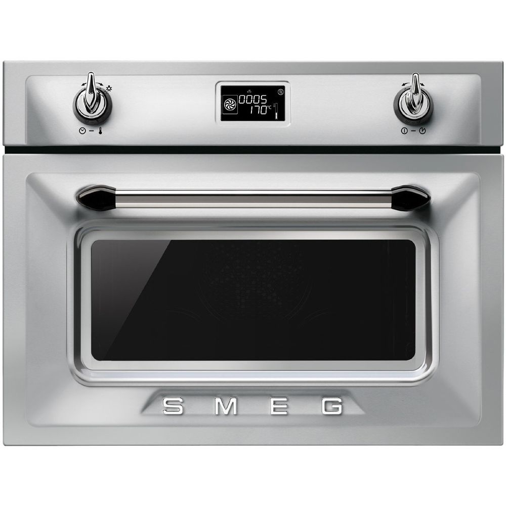 SMEG 45CM VICTORIA AESTHETIC COMPACT SPEED OVEN SFA4920MCX