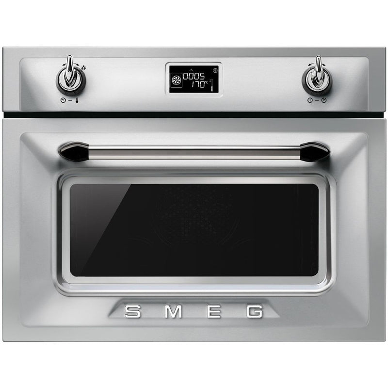 SMEG 45CM VICTORIA AESTHETIC COMPACT SPEED OVEN SFA4920MCX