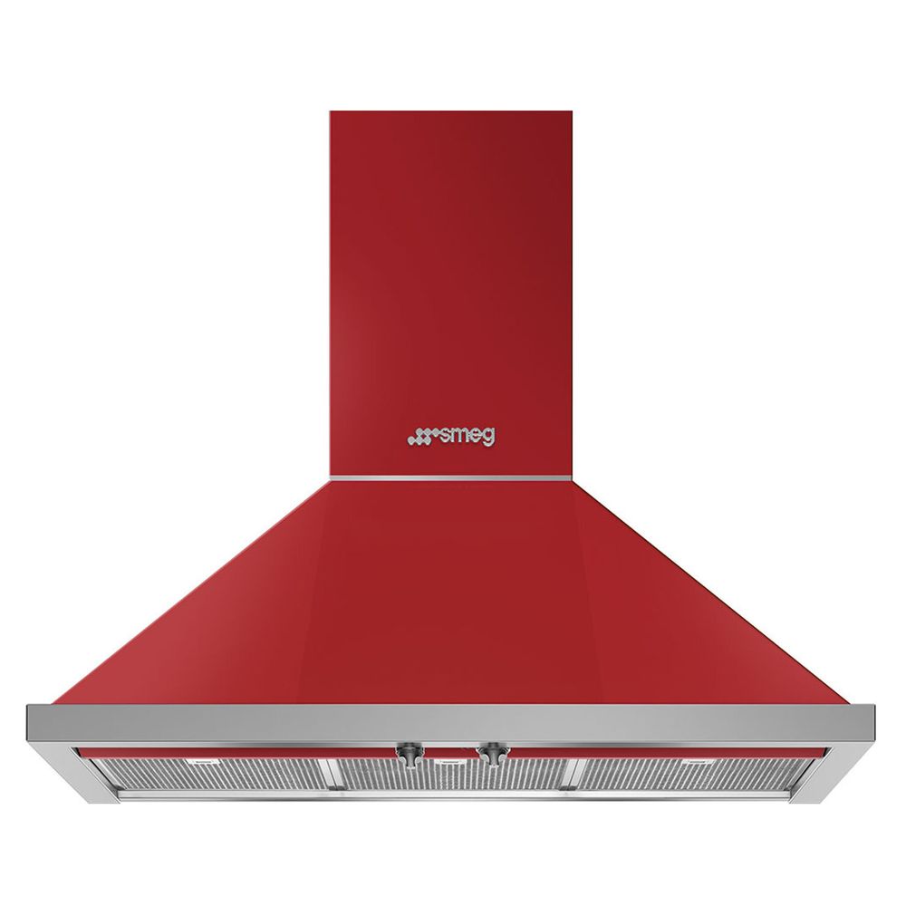 Smeg 90cm Portofino Canopy Rangehood KPFA9RD