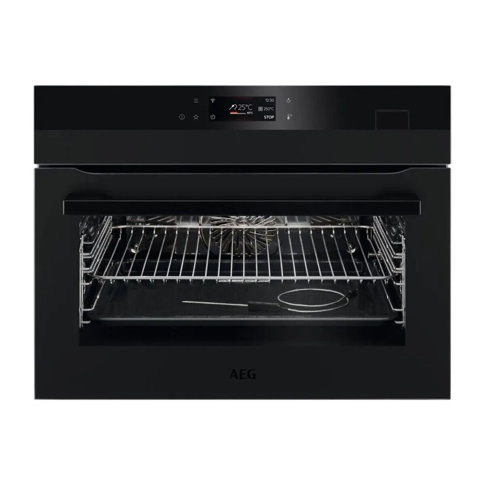 AEG 45cm Compact SteamBoost Built-in Oven KSK78828PT