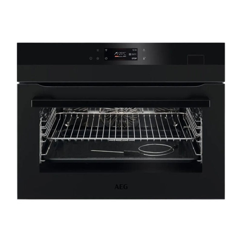 AEG 45cm Compact SteamBoost Built-in Oven KSK78828PT