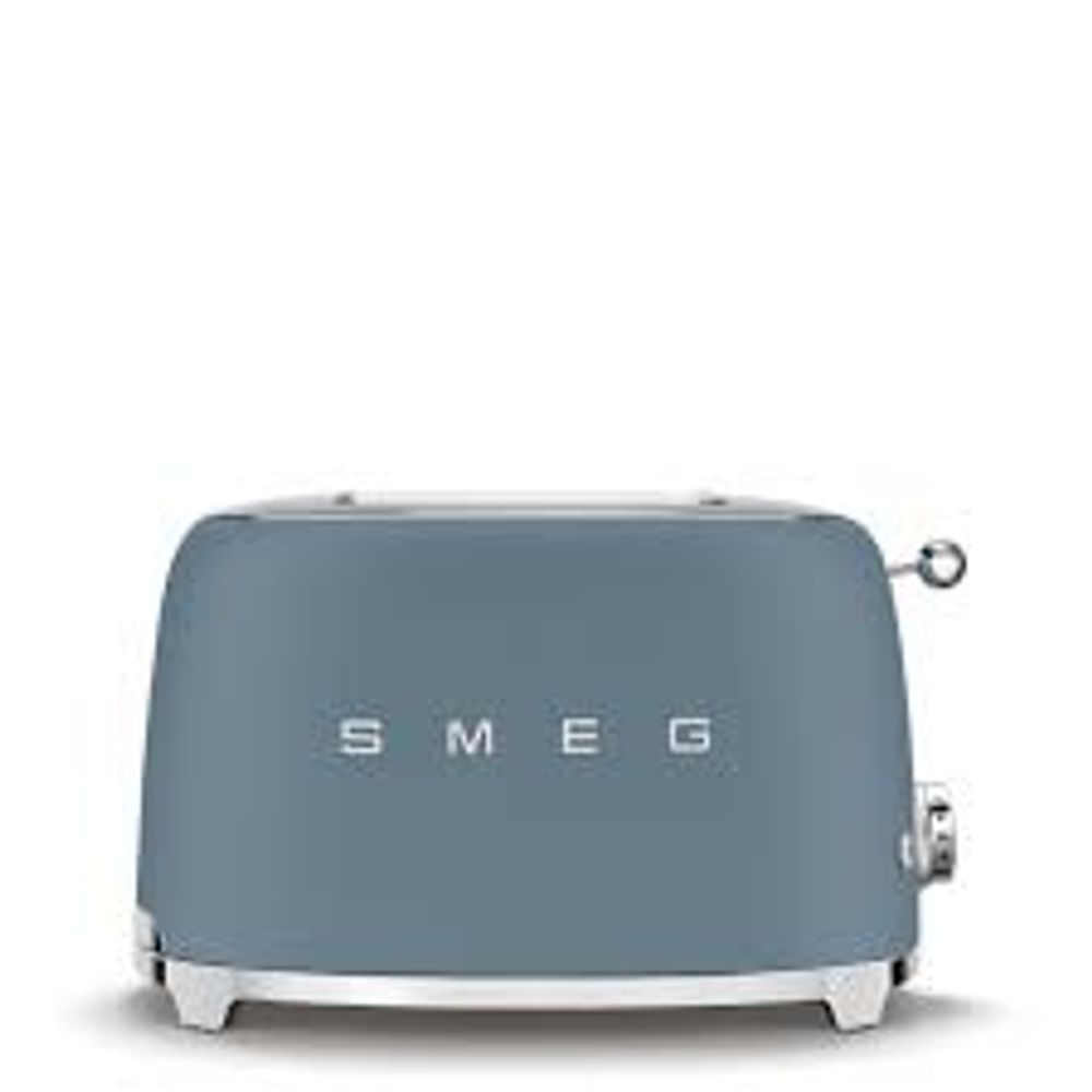 Smeg Aesthetic 50’s Style 2 Slice Toaster Storm Blue TSF01SBMAU