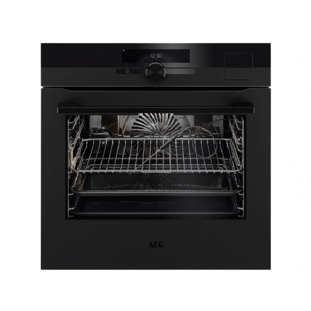 AEG 600mm SteamPro Multifunction 25 Oven with Steamify Function – Matte Black BSK99733PT