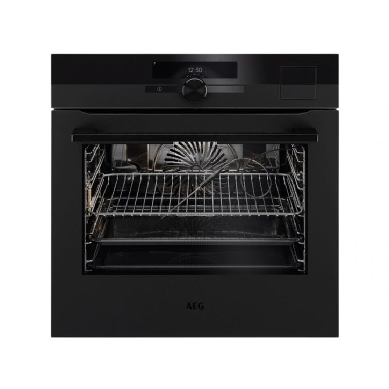 AEG 600mm SteamPro Multifunction 25 Oven with Steamify Function – Matte Black BSK99733PT