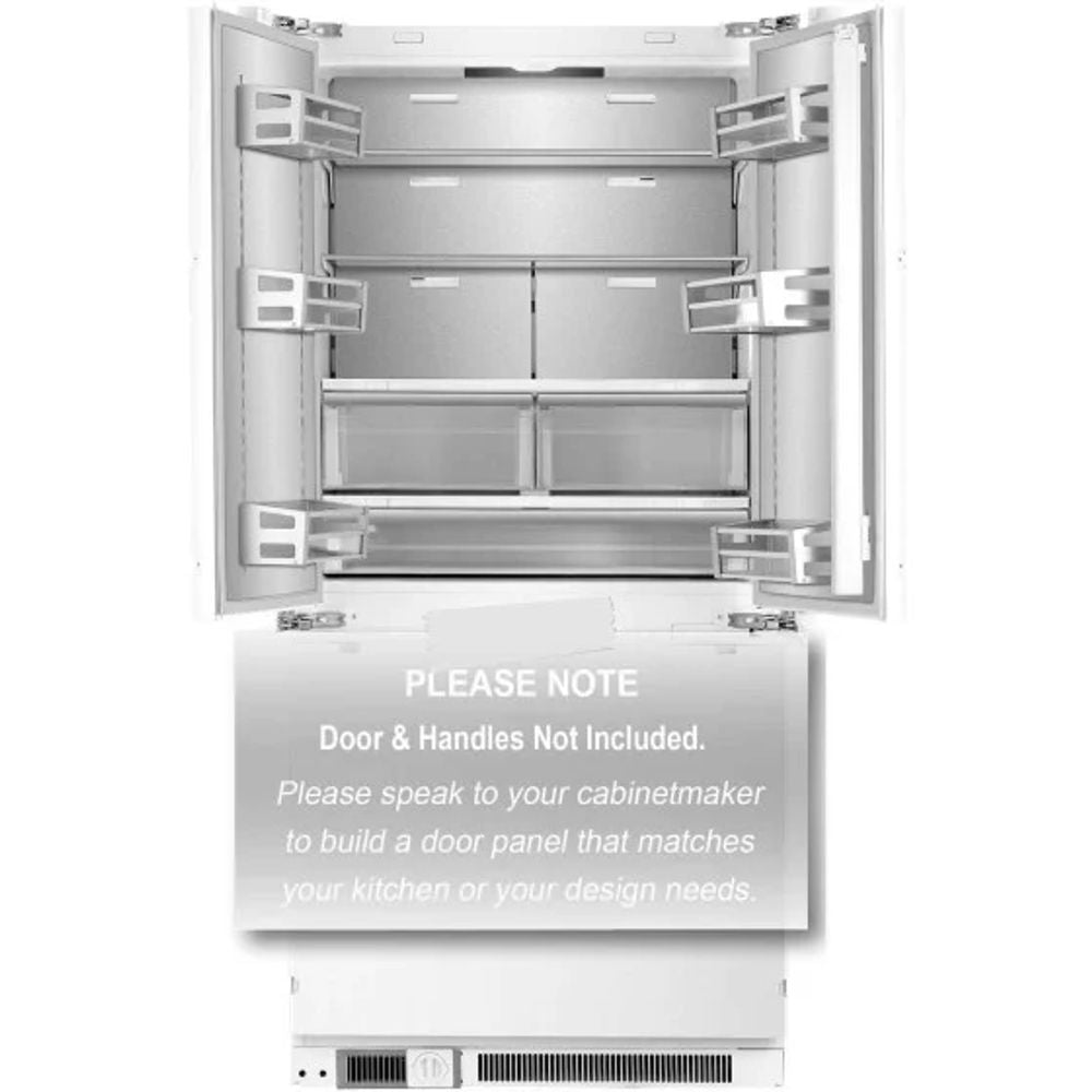 Casa 439L Integrated French Door Refrigerator CASAFI439W