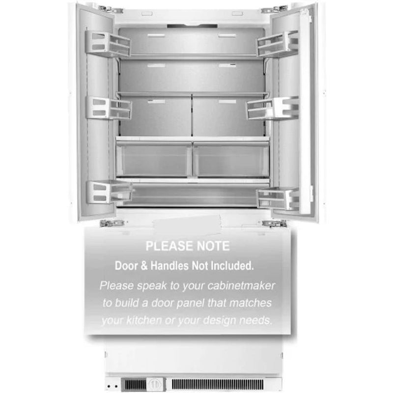 Casa 439L Integrated French Door Refrigerator CASAFI439W