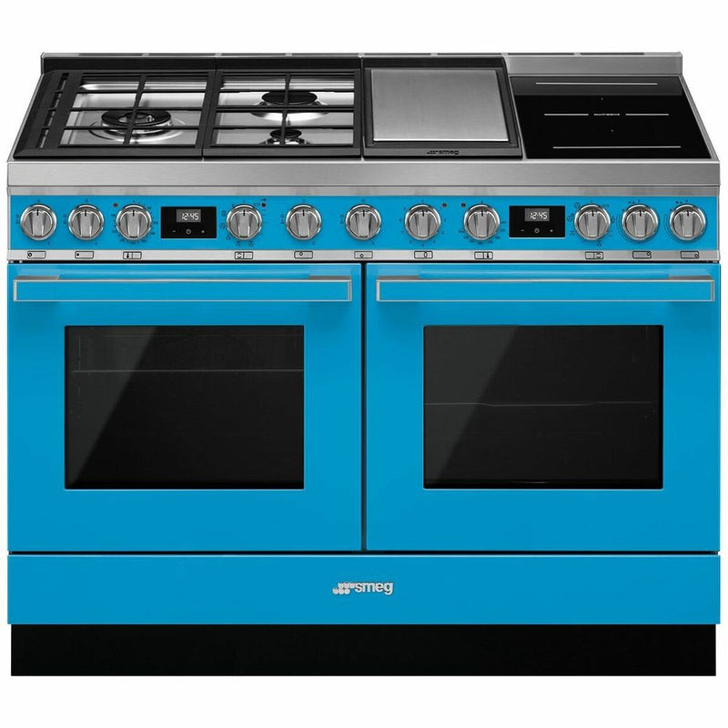 Smeg 120cm Portofino Pyrolytic Freestanding Dual Fuel Oven/Stove CPF120IGMPTA