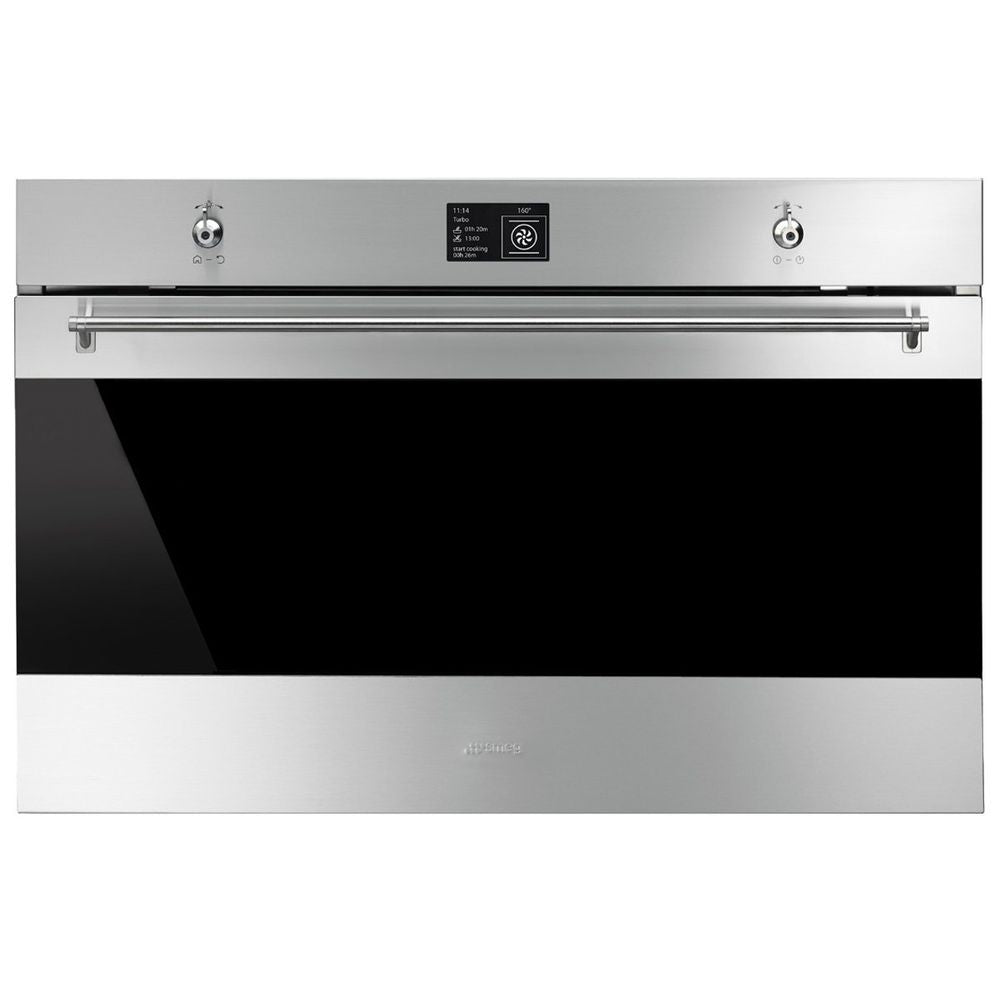 Smeg 90cm Classic Aesthetic Pyrolytic Built-In Oven SFP9395X1