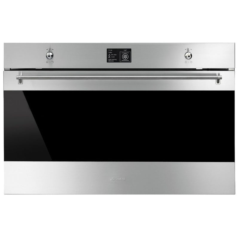 Smeg 90cm Classic Aesthetic Pyrolytic Built-In Oven SFP9395X1