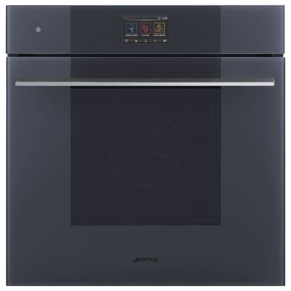 Smeg Linea 76cm Pyrolytic Oven Neptune Grey SOPA3104TPG