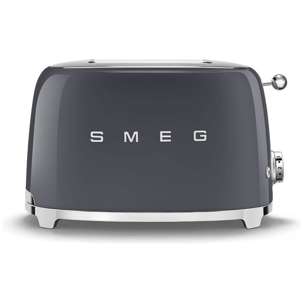 Smeg 50s Retro Style 2 Slice Toaster Slate Grey TSF01GRAU