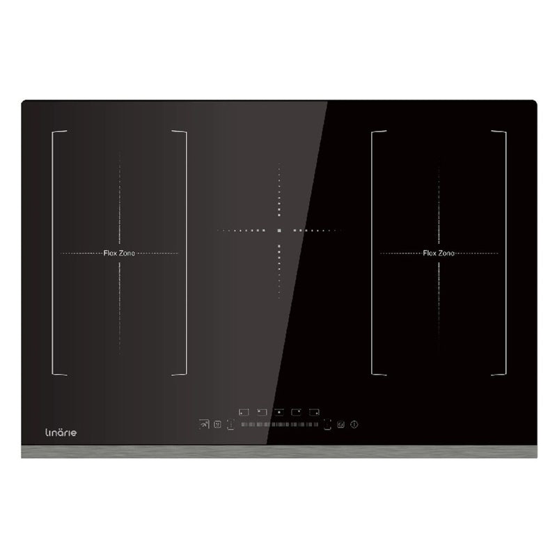 Linarie Toulouse 80cm 5 Zone Induction Cooktop with Double Flex Zone LS80I2F1Z